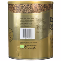 Douwe Egberts Pure Gold Instant Coffee - 1 x 750g Tin