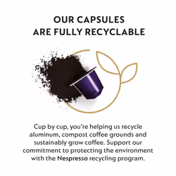Nespresso Capsules - Arpeggio Decaffeinato - 50 Capsules, 5 Sleeves - New Decaf variety