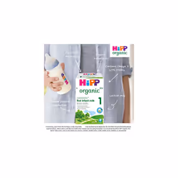 HiPP Organic 1 First Infant Baby Milk Powder Formula, From Birth, 800g (Pack of 4)