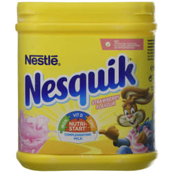 Nesquik Strawberry Powder Tub, 500 g (Pack of 10)