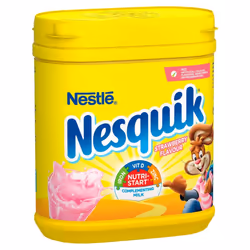Nesquik Strawberry Powder Tub, 500 g (Pack of 10)