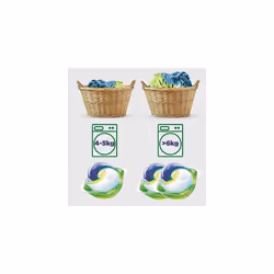 Ariel All-in-1 PODS Washing Liquid Laundry Detergent Tablets / Capsules, 108 Washes (54 x 2), Original, Brilliant Cleaning Even In A Cold Wash