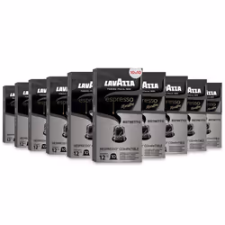 Lavazza, Espresso Maestro Ristretto, 100 Aluminium Capsules Compatible with Nespresso Original Machines, Chocolate & Caramel ...