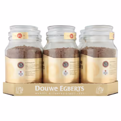 Douwe Egberts Pure Gold Medium Roast Instant Coffee 190g (Pack of 6 Jars, Total 1.14kg)