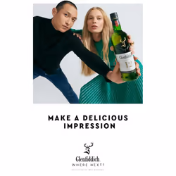 Glenfiddich 12 Year Old Single Malt Scotch Whisky, 70cl