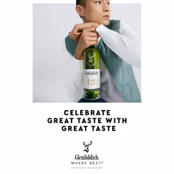 Glenfiddich 12 Year Old Single Malt Scotch Whisky, 70cl