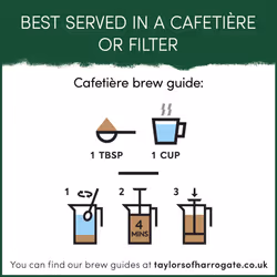Taylors of Harrogate Decaffe Ground Roast Coffee, 200 g (Pack of 6 - Total 1.2kg)