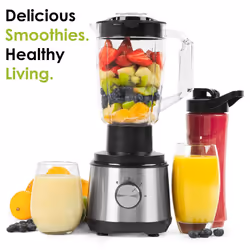 Salter EK4294 Juicer And Blender ? 4-in-1 With 1L Jug Blender, Fruit Juicer, Nuts/Coffee Grinder Mill, Portable Bottle, Multifunctional Smoothie