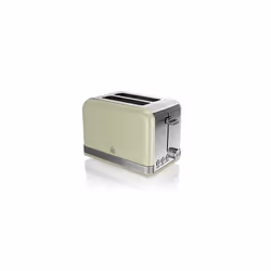 Swan ST19010GN Retro 2-Slice Toaster with Defost/Reheat/Cancle Functions, Cord Storage, 815W, Retro Green