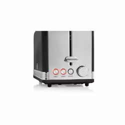 Swan ST19010BN Retro 2-Slice Toaster with Defost/Reheat/Cancle Functions, Cord Storage, 815W, Retro Black