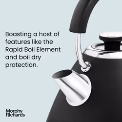 Morphy Richards 100131 Venture Pyramid Kettle Black