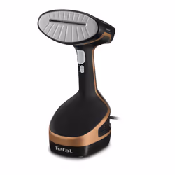 Tefal Access Steam+ Handheld Clothes Steamer, No Ironing Board Needed, 2 Steam Levels, Sanitising Steam, Black & Rose Gold, D ...
