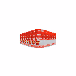 Lavazza, Qualit? Rossa, Ground Coffee, 12 Packs of 250 g, Ideal for Moka Pots, with Aromatic Notes of Chocolate and Dried Fru ...