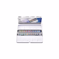 Winsor & Newton, Cotman Watercolour, 'Complete Travel Tin' , 24 x Half Pans