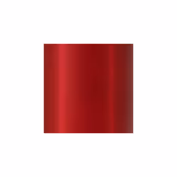 Curver Metal Effect 70% Recycled Kitchen Pedal Touch Deco Bin 50 Litres - Red