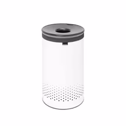 Brabantia - Laundry Bin - Handsfree Plastic Lid - Portable Laundry Bag Inside - Quick-drop Opening - Basket with Ventilation  ...
