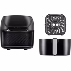 Russell Hobbs 4L Rapid Digital Air Fryer [7 Cooking Functions |10 Programs] Energy Saving, Max temp 220?C, Easy clean, Touch screen, Use without oil,