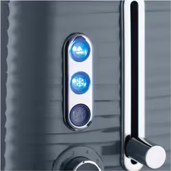 Russell Hobbs Inspire 2 Slice Toaster (Extra wide slots, High lift feature, 6 Browning levels, Frozen/Cancel/Reheat function with Blue LED