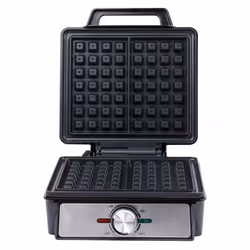 Salter EK5848 Waffle Maker Machine ? Non-Stick Dual Waffle Iron Plates, Deep Fill Belgian & American Waffle Machine, Adjustab ...
