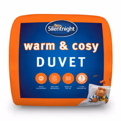 Silentnight Warm & Cosy Double 13.5 Tog Winter Duvet ? Extra Warm Thick Heavyweight Cosy Winter Quilt Duvet Ideal for Cold Ni ...
