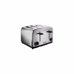 Russell Hobbs 4 Slice Toaster with Perfect Toast Technology for improved evenness (Wide slots, Lift & look feature, 6 Brownin ...
