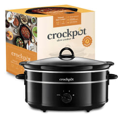 Crock-Pot SCV655B Slow Cooker, Aluminium, 300 W, 6.5 liters, Black