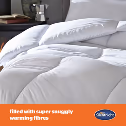 Silentnight Warm & Cosy King Size 15 Tog Winter Duvet ? Extra Warm Thick Heavyweight Cosy Winter Quilt Duvet Ideal for Cold Nights ? Hypoallergenic