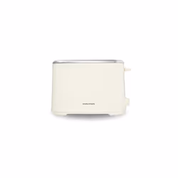 Morphy Richards Equip Cream 2 Slice Toaster - Defrost And Reheat Settings - 2 Slot - Stainless Steel - 222065