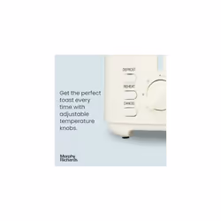 Morphy Richards Equip Cream 2 Slice Toaster - Defrost And Reheat Settings - 2 Slot - Stainless Steel - 222065