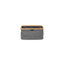 Brabantia - Foldable Laundry Basket 40L - Water Resistant Hamper for Wet & Dry Laundry - Storage Basket for Clothes & Linen - Bamboo Rim for Easy Grip
