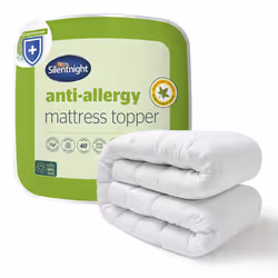 Silentnight Anti-Allergy Double Mattress Topper - Thick Deep Mattress Pad Protecting Against Allergies and Dust Mites - Hypoa ...