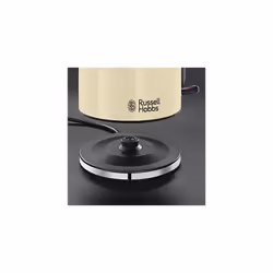 Russell Hobbs 20415 Stainless Steel Electric Kettle, 1.7 Litre, Cream