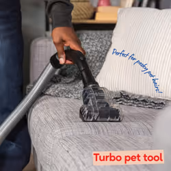 Russell Hobbs Cylinder Vacuum Cleaner TITAN2 PET 3 Litre Grey & Purple with 3 in 1 Multi-Tool, Triple Dust Lock 700W High Efficiency Motor, PET Turbo