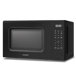 COMFEE' 700w 20 Litre Digital Microwave Oven with 6 Cooking Presets, Express Cook, 11 Power Levels, Defrost, and Memory Function - Black -