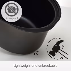 Morphy Richards 3.5L Sear & Stew Slow Cooker, Shatter Resistant Aluminium Pot, 3 Heat Settings, Hob Proof, Easy Clean, 163W, Black, 460012