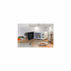 Russell Hobbs RHMM701C 17 Litre 700 W Cream Solo Manual Microwave with 5 Power Levels, Ringer & Timer, Defrost Setting, Easy Clean