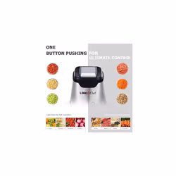 Mini Chopper 400W LINKChef Mini Food Processor Vegetable Chopper 1.2L Stainless Steel Bowl, Meat Grinder with 4 bi-Level Blades for Meat Vegetable