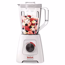 Tefal Blendforce Blender,2 Litre Plastic Jug,1.25 Litre Effective Capacity,600W,4 Removable Stainless Steel Blades,Smoothie B ...