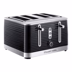 Russell Hobbs Inspire 4 Slice Toaster (Extra wide slots, High lift feature, 6 Browning levels, Frozen/Cancel/Reheat function ...