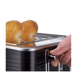 Russell Hobbs Inspire 4 Slice Toaster (Extra wide slots, High lift feature, 6 Browning levels, Frozen/Cancel/Reheat function with Blue LED