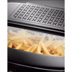 Russell Hobbs Electric Deep Fat Fryer, 2.5L capacity/can cook 1kg food, Carbon odour filter, Large observation window, Non-stick coated pan,
