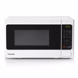 Toshiba 800w 20L Microwave Oven with 6 Preset Recipes, 11 Power Levels, Procedural Memory, Auto Defrost, and Digital Display  ...