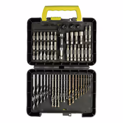 Ryobi bit and Drill Set 60 Pieces RAK60DDF (Accessory Set for Drilling and screwing)