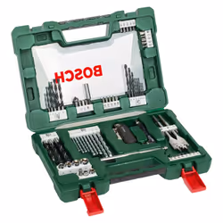Bosch 68 pcs. Titanium Drill and Screwdriver Bit Set V-Line (for Wood, Masonry and Metal, Accessories Drills and Screwdrivers ...