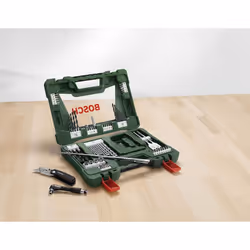 Bosch 68 pcs. Titanium Drill and Screwdriver Bit Set V-Line (for Wood, Masonry and Metal, Accessories Drills and Screwdrivers)
