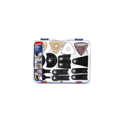 WORKPRO 24-Piece Oscillating Multi Tool Accessories Kit, Wood Metal Oscillating Saw Blades, Mix Multitool Blades Set for Cutting, Sanding, Grinding