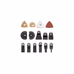 WORKPRO 24-Piece Oscillating Multi Tool Accessories Kit, Wood Metal Oscillating Saw Blades, Mix Multitool Blades Set for Cutting, Sanding, Grinding