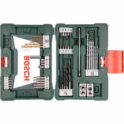 Bosch 48 pcs. Titanium Drill and Screwdriver Bit Set V-Line (with Magnetic Rod, for Wood, Masonry and Metal, Accessories Drills and Screwdrivers)