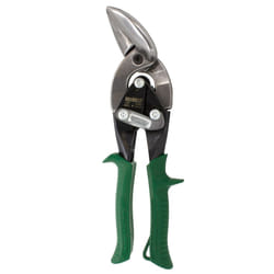 MIDWEST Aviation Snip - Right Cut Offset Tin Cutting Shears with Forged Blade & KUSH'N-Power Comfort Grips - MWT-6510R