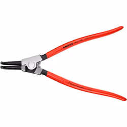 Knipex Circlip Pliers for external circlips on shafts black atramentized, plastic coated 300 mm (self-service card/blister) 46 21 A41 SB